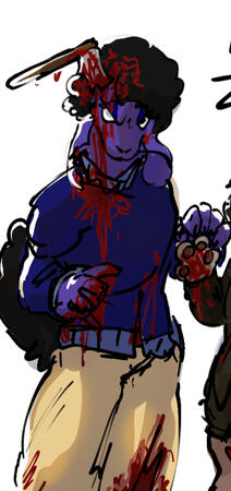 Zombie Loog from halloween 2022!! (not drawn by me)